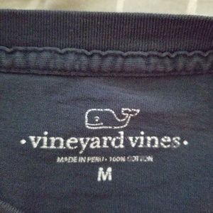 Men's Navy Long Sleeve Logo Tee